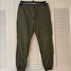 J. Crew Olive Green Jogger Pants - Men’s 30”